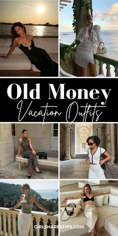 Discover 30+ old money summer vacation outfits to elevate your next getaway! Upgrade your style with timeless elegance and effortlessly chic style. Look rich, classy, and expensive this season for your beach vacation, island vacation, European summer vacation, cruise, honeymoon, and more. Elegant Beach Outfit, Classy Beach Outfit, Summer Cruise Outfits, European Vacation Outfits, European Summer Vacation, Vacation Money, Disney Money, Old Money Summer, French Riviera Style