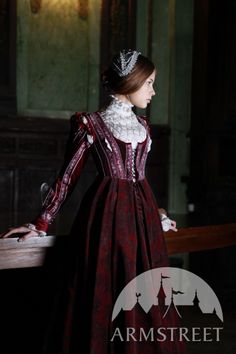 Medieval Dress "Beautiful Ginevra" Medieval Costume, Period Outfit, Medieval Clothing, Medieval Dress, Medieval Fashion, Historical Dresses, Fantasy Fashion, Historical Clothing, Costume Dress