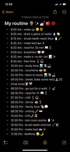 Scheduled daily routine Study From Home, My Daily Routine, Effective Study Tips, My Routine