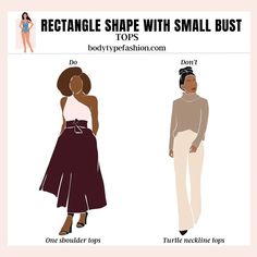 One shoulder tops Small Bust Fashion, Pear Body Shape Outfits, Rectangle Face, Tan Outfit, Curvy Casual Outfits