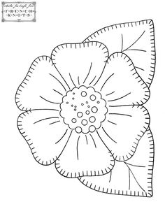 a drawing of a flower with leaves on it's petals and the words,