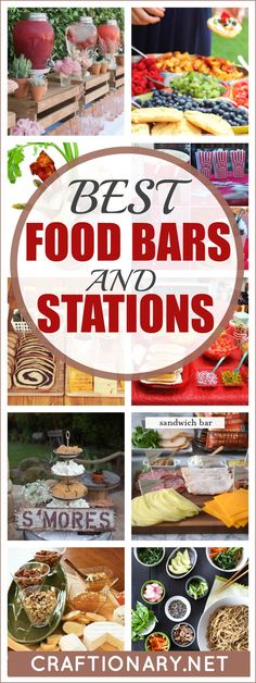 the best food bars and stations for any type of event