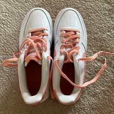 These Have Never Been Worn! Nike Spring Sneakers With Round Toe, Nike Lace-up Sneakers For Spring, White Lace Synthetic Sneakers, Nike Air Max 2090, Lacing Shoes For Running, Nike Vapormax, Rare Nikes, Nike Air Max Thea, Womens Tennis Shoes