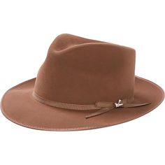 Stetson Stratoliner Hat | Backcountry.com Classic Brown Boater Hat With Flat Brim, Western Style Fur Felt Fedora With Flat Bill, Vintage Flat Brim Fedora For Travel, Elegant Brown Flat Bill Hat, Classic Solid Boater Hat With Flat Brim, Classic Boater Hat With Flat Brim, Classic Brown Boater Hat For Fall, Classic Brown Wide Brim Boater Hat, Classic Adjustable Solid Boater Hat