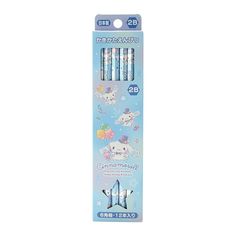 Customer Service: PST Mon - Fri 16.00-2.00 SHOP ABOUT US FEEDBACK CONTACT Extra 8% off 2 or more items Coupon Code [ MJC2MORE8OFF ] Description Please contact us for details and inventory confirmation before purchasing the product. TITLE: Sanrio 566179 Cinnamoroll Pencil Pack 2B Cinnamoroll 0.3 x 0.3 x 6.9 inches Size: 2 x 5 x 20 cm / 0.8 x 2 x 7.9 inch Weight: 0.06 kg / 0.2 lb Country of origin: JAPAN, CHINA Delivery [ US STOCK ] in the title It will take about 1 week with a USPS tracking number. from JAPAN It will take about 10 days with a tracking number. Payment ALL AVAILABLE   Import duties, taxes, and charges are not included in the item price or shipping charges. These charges are the buyer's responsibility. Please check with your country's customs office to determine what these add Sanrio Pencil, Pencil Pack, Dog Dental Treats, Stationary Craft, Instant Film Camera, Dog Dental, Writing Assignments, Beauty Storage, Instant Film