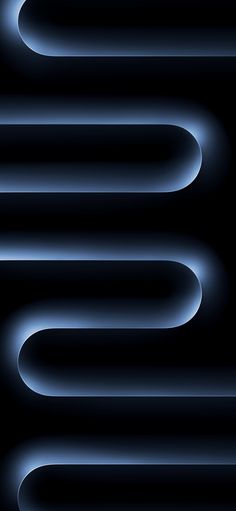 an abstract black and blue background with curved lines in the center, as well as some light