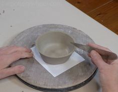 How to Make a Bellied Slab Mug by Hand