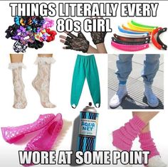 1980s Childhood Fashion, 80s High School, High School Makeup, 80s Home, 1980s Childhood, 80s Girl, 80s Theme Party, Valley Girl, Childhood Memories 70s