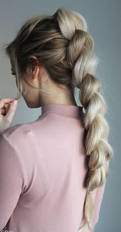 Teenage Hairstyles For School, Teenage Hairstyles, Luxy Hair, French Braid Hairstyles, Pretty Braided Hairstyles, Braided Hairstyles Easy, Easy Braids, Long Blonde, Trending Hairstyles