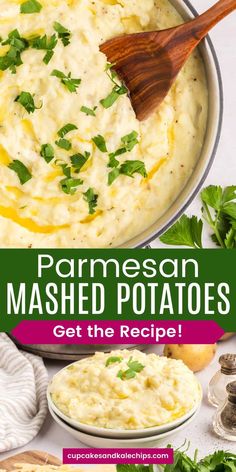 These Parmesan Mashed Potatoes are irresistibly creamy and luxuriously buttery, with a tangy twist from a little cream cheese. This is the best easy side dish that will instantly elevate any meal. A fluffy bowl of cheesy mashed potatoes brings a touch of elegance to the holiday table and will make your Thanksgiving feast even more memorable. | how to make mashed potatoes | homeamade mashed potatoes | parmesan mashed potatoes recipes | mashed ptoatoes with parmesan cheese | mashed potato sides Mashed Potatoes With Parmesan Cheese, Parmesan Potatoes Mashed, Creamy Buttery Mashed Potatoes, Mashed Potatoes Evaporated Milk, Cheesy Baked Mashed Potatoes Recipe, Garlic Parmesan Potatoes Mashed, Cheesy Mash Potatoes, Creamy Mashed Potatoes With Cream Cheese, Yellow Potatoes Mashed