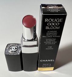 #CHANEL118RadiantRougeCocoBloom #ChanelRougeCocoBloom #CHANEL #Lipstick #Hydrating #eBay #eBayStore Rouge Coco Bloom, Chanel Lipstick, Chanel Rouge, Soft Candy, Tinted Lip Balm, Chanel Accessories, Lip Colour, Lipstick Shades, Gel Eyeliner