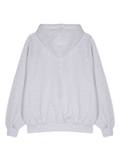 Find SUNNEI Logo-embroidered Cotton Hoodie on Editorialist. grey organic cotton jersey texture mélange effect embroidered logo at the chest drawstring hood V-neck long raglan sleeves ribbed cuffs and hem straight hem French terry lining When buying this unisex item, keep in mind that it is graded in standard men's sizing. This item is made from at least 50% organic materials. Learn more about what makes a product Conscious on our Conscious Criteria page Gray Cotton Top With Double-lined Hood, Athletic Heather Long Sleeve Sweatshirt With Drawstring Hood, Athletic Heather Long Sleeve Hoodie For Loungewear, Heather Grey Drawstring Hood Top For Streetwear, Heather Grey Tops With Drawstring Hood For Streetwear, Cotton Hoodie With Raglan Sleeves For Fall, Cotton Raglan Sleeve Hoodie For Fall, Cotton Raglan Sleeve Fall Hoodie, Athletic Heather Hoodie With Drawstring For Loungewear