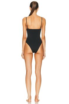 Find AEXAE Underwire Bralette One-piece on Editorialist. AEXAE Underwire Bralette One-piece in Black 78% recycled polyester 22% elastane. Made in China. Hand wash. Removable padded underwire cups. Detachable and adjustable shoulder straps. AEXR-WX33. AEXAE2017. About the designer: Sleek Nylon Swimwear, Sleek Fitted Nylon Swimwear, Chic Second-skin Polyamide Swimwear, Elegant High Stretch Elastane Swimwear, Elegant Compressive Elastane Swimwear, Fitted Sleek Swimwear With Underwire, Sleek Fitted Swimwear With Adjustable Straps, Sleek Fitted Polyamide Swimwear, Sleek Fitted Underwire Swimwear