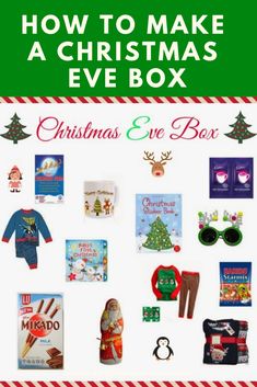 christmas eve box with the title how to make a christmas eve box