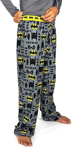 Batman Boy's Flannel Pajama Pants! These bottoms include soft brushed microfleece flannel fabric. Available in boys sizes 4-5, 6-8, 10-12, and 14-16. #dccomics #batman #boys #flannel #pajamapants #pjpant #kids #amazon #shopamazon #amazonprime #yankeetoybox Batman Pajama Pants, Boys Pajama Pants, Flannel Pj Pants, Boys Flannel, Superhero Batman, Boys Sleepwear, Flannel Pajama Pants, Long Sleeve And Shorts