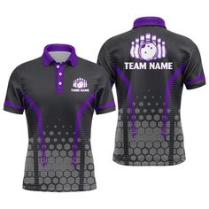 Specially designed for proud bowlers. Let's wear this awesome polo shirt and be bold. ✔️ PERSONALIZED BOWLING POLO - Come with a stylish shirt form and unique design, our polo shirts will make you stand out from the crowd, and show off bowlers’ passion and confidence. Add customization details to make it a unique one that bears your own imprints.✔️ COMFORTABLE & STYLISH - Lightweight and UV-proof fabric bring you absolute comfort in any activities and sports. Moisture-wicking and quick-drying fe Moisture-wicking Polo Shirt For Team Events, Moisture-wicking Polo Shirt For Sports Season, Fitted Sports Polo Shirt With Team Name, Sports Collared Top With Team Name, Team-colored Short Sleeve Polo Shirt For Sports, Casual Team-colored Polo Shirt For Team Events, Sports Polo Shirt With Sublimation Print And Crew Neck, Team Spirit Short Sleeve Moisture-wicking Polo Shirt, Sporty Team-colored Short Sleeve Polo Shirt