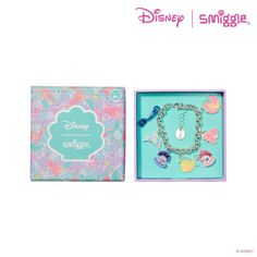 the disney princess bracelet and necklace set is in its box