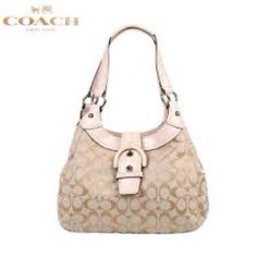 Coach Lynn Bag. In Excellent Preowned Condition. This Bag Is Immaculate! Looks Unused. See Photos. Medium Size Bag. Light Khaki & Blush. Designer Hobo Bag With Handle Drop, Coach Hobo Tote Bag With Branded Hardware, Designer Beige Hobo Bag With Gold-tone Hardware, Coach Double Handle Hobo Bag For Shopping, Designer Beige Hobo Bag With Double Handle, Beige Tote Hobo Bag For Formal Occasions, Designer Beige Double Handle Hobo Bag, Formal Beige Tote Hobo Bag, Coach Hobo Shoulder Bag With Branded Hardware