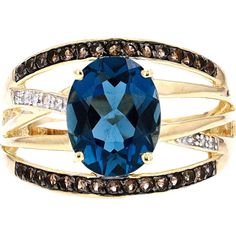 Adorn yourself with the grace of a starlit evening with our 10K Yellow Gold Oval London Blue Topaz Ring. This mesmerizing piece features a captivating London Blue Topaz as its main stone, exuding an aura of sophistication and elegance. The deep, rich hue of the topaz is beautifully complemented by the warm glow of 10K yellow gold, creating a stunning contrast that catches the eye.Crafted with meticulous attention to detail, this ring is designed to add a touch of luxury to any ensemble. Whether you're attending a special event or simply want to elevate your everyday look, this ring is sure to make a statement. The delicate sparkle of the 0.03 carats of diamonds adds a subtle yet dazzling touch, enhancing the overall allure of the piece.With its timeless design and impeccable craftsmanship, Luxury Gia Certified Sapphire Topaz Ring, Luxury Timeless Topaz Gemstone Ring, Luxury Faceted Topaz Ring For Formal Occasions, Luxury Topaz Gemstones With Accent Stones, Luxury Collectible Topaz Ring, London Blue Topaz Jewelry, Topaz Birthstone, London Blue Topaz Ring, Yellow Gold Jewelry