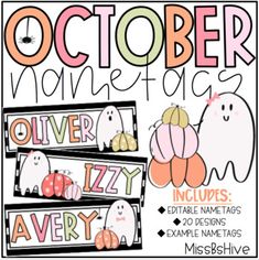 an advertisement for the october month of november