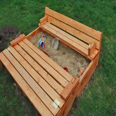 DIY WOODEN SAND BOX WİTH BUILT-IN SEATS WOODWORKING PLAN This post will show you how to make your own DIY wooden Sand Box With Built-in Seats! What do you do when you have a bunch of maples left over from past client builds? Make yourself a Sand Box With Built-in Seats of course! Let's go! Easy for everyone! Instant Download Sandbox Plans, Build A Sandbox, Diy Sandbox, Sand Projects, Diy Projects Plans, Built In Seating, Backyard Fun, Sandbox, Pallet Projects