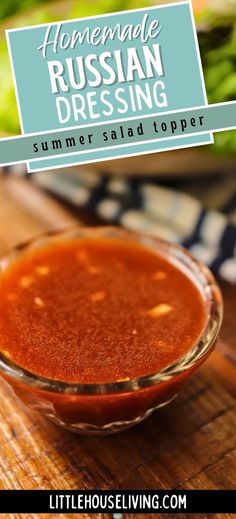 russian salad dressing recipe Russian Salad Dressing, Homemade Russian Dressing, Keto Salad Dressing, Russian Salad, Easy Salad Dressing Recipes, Sweet Appetizer, Delicious Salad Dressings, Russian Dressing