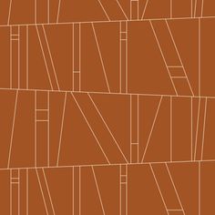 an orange and white wall with lines in the middle, as if it were made out of paper