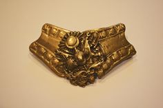 Antique Ottoman belt buckle. Very heavy. Good condition, minor wear commensurate to age. Gold Rectangular Antique Belt Buckle, Collectible Antique Gold Belt Buckles, Collectible Gold Antique Belt Buckles, Vintage Bronze Belt With Antique Buckle, Antique Bronze Belt Buckle, Antique Belt Buckles For Collectors, School Rings, Vintage Brass Buckle Belt Buckles Collectible, Antique Ottoman