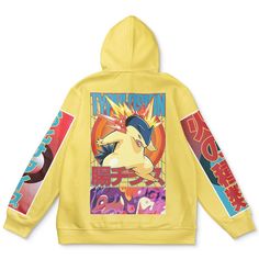 Anime Typhlosion Pokemon Streetwear Hoodie Perfect And Unique Gifts For Otaku Anime Fans On Christmas Typhlosion Pokemon, Anime Streetwear, Streetwear Hoodie, Pokemon Characters, Pocket Monsters, Pokemon Fan, Otaku Anime, Vibrant Red, Unisex Design