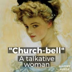 the cover of church - bell's novel, a talkative woman