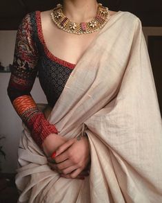 Modern Saree, Indian Fashion Saree, Saree Designs Party Wear, Elegant Blouse Designs