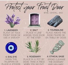 Witchy Homemaking, Hello Witchling, Home Feng Shui, Witchy Planner, House Protection, Using Crystals, Rosemary Sage, Witch Tips, Witch Rituals