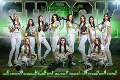 Team Sport Banner Samples - cjonesphotos Softball Team Photos, Softball Pictures Poses, Sports Team Photography