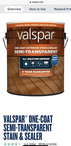 an ad for valpspar is shown on the website, and it appears to be being advertised