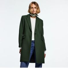 Size Small. No Signs Of Wear. Euc. Green Suede, Zara Jackets, Fall 2024, Wool Jacket, Jackets & Coats, Jackets For Women, Zara, Wool, Signs