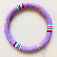 Bracelet Heishi, Wearable Crafts, Bracelet Business, Fimo Beads, Heishi Bracelet, Friendship Bracelet Patterns Easy