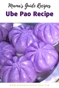 Siopao Recipe Philippines, Filipino Pastries, Siopao Recipe, Silog Meals, Ensaymada Recipe, Pao Recipe, Purple Desserts