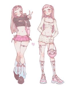 Laidback Pose Reference, Winter Drawing Reference, Coquette Outfit Drawing, Peach Aesthetic Outfit, Pink And Blue Aesthetic Outfit, Suggestive Outfits, Art Composition Ideas, Winter Clothes Drawing, Suggestive Drawing