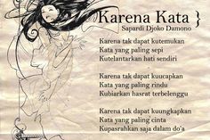 an advertisement for karaena tata's song, with the words written on it