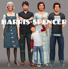 an image of a group of people with the words harris - spencer