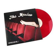 a red vinyl record with the words,'the mauas'on it