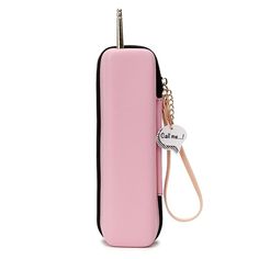 Retro Phone Handbag Trendy Rectangular Phone Bag For Travel, Trendy Travel Phone Bag Rectangular Case, Trendy Rectangular Phone Bag For Daily Use, Trendy Rectangular Travel Phone Bag, Trendy Portable Rectangular Phone Bag, Pink Cases With Pen Slots For Everyday Use, Pink Phone Bag For Travel, Trendy Office Phone Bag With Cell Phone Pocket, Pink Portable Phone Bag For Travel