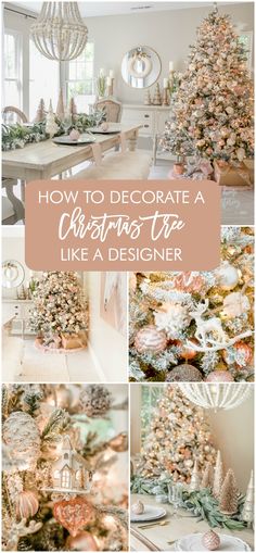 how to decorate a christmas tree like a designer