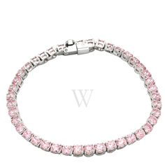 Swarovski Ladies Bracelets. Matrix Tennis series. SKU: 5648931. Color: Pink. Swarovski Matrix Pink Rhodium Plated Tennis Bracelet. This Tennis bracelet is crafted in a rhodium plated setting with dazzling pink round cut stones. Pink Swarovski, Versace Watch, Pink Round, Fine Pens, Fragrance Gift, Cheap Gifts, Fragrance Gift Set, Crossbody Messenger Bag, Tennis Bracelet