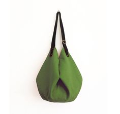 Green handbag, green purse bag. Women purse handbag with black suede shoulder strap.  You can wear this Italian artisan hobo every day, it is comfortable and practical. The materials of Italian hobo bag are: - microfiber fabric - cotton fabric - genuine Italian suede - two buckles - one zipper - resistant polyester 100% wire The dimension of green hobo bag are: - width 17,72 inches (45 cm) - height 15,75 inches (40 cm) Women summer bag has a shape that makes it very large.  The microfiber fabric Leather Bags Women, Soft Leather Purse, Cloth Tote Bag, Handmade Handbag, White Crossbody Bag, Italian Leather Bags, Women Purse, Green Handbag, Green Purse