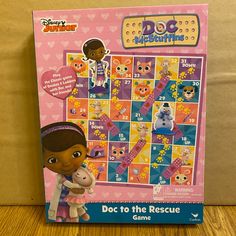 the box for doc to the rescue game