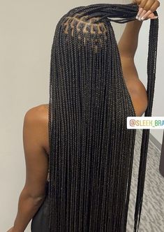 Long Black Twist Braids, Small Braids Black Women, Box Braids Hairstyles Small Long, Long Black Small Knotless Braids, Plain Black Braids, Long Braids Knotless, Small Knotless Box Braids Straight Ends, X Small Box Braids, Small Not Less Braids