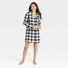 Women's Perfectly Cozy Flannel Plaid Nightgown - Stars Above White M Description: * Color: White * Size: M Flannel Nightgown, Wide Leg Lounge Pants, Soft Robes, Flannel Pajama Pants, Women's Robe, Flannel Pajamas, Cozy Flannel, Long Sleeve Flannel, White Faux Fur