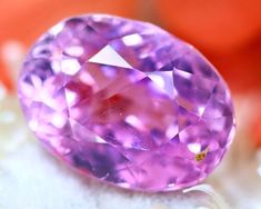 Pink Kunzite 9.45Ct Natural Pakistan Purplish Pink Kunzite En363/B37 Pink Kunzite, Pakistan, Gems, Pink, Nature