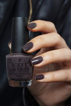 Fall Nails Opi, Cool Makeup, Dark Nails, China Glaze